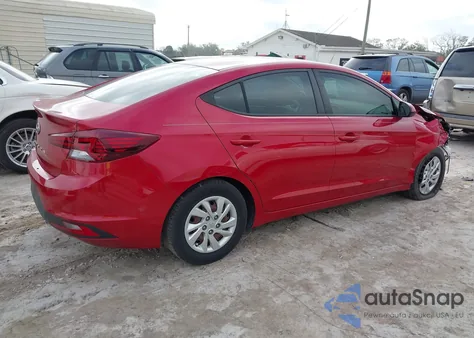2019 Hyundai Elantra Se z USA, uszkodzony, nr VIN 5NPD74LF1KH496856